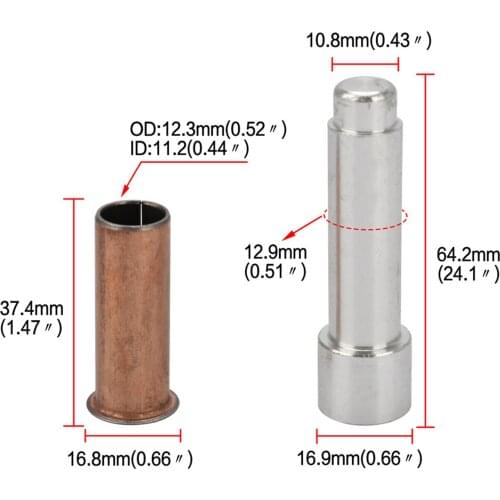 4 Pack Car Door Hinge Bushing Pin Liners for Jeep Wrangler JKU 2007-2018