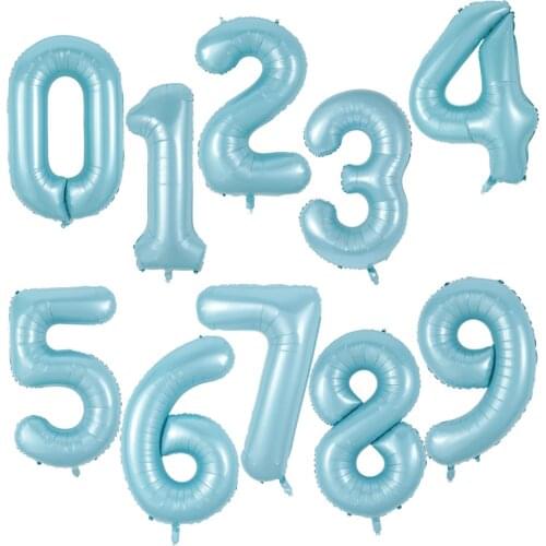 40inch Large Foil Number Balloon Rose Gold Red Silver Pink White Wedding Happy Birthday Party Decoration Kid Adult Helium Ballon