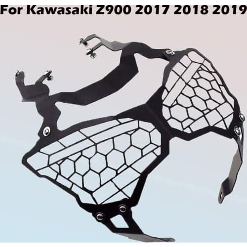 For Kawasaki Z900 2017 2018 2019 Motorcycle Accessories Headlight Head Lamp Light Grille Guard Cover Protector