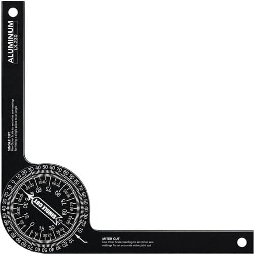 Aluminum Miter Saw Protractor Angle Finder for Woodworking Angle Measuring Tool for Trim Angle Duplicating Tool Miter Duplicator
