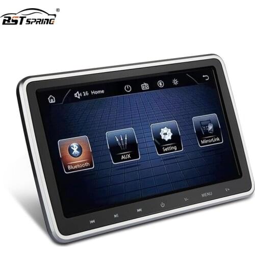 Bosstar 10.1 inch Headrest Monitor with USB port SD slot BT FM Touch Screen Car Headrest