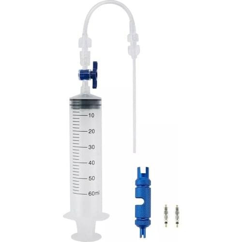 MTB Mountain Road Bicycle Bike Tubeless Sealant Injector With Multifunctional Valve Cap Valve Core Tool For Bike Tubeless Tire