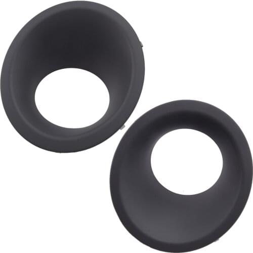 2pcs Left & Right Front Bumper Foglight Fog Lamp Cover Bezel Fit For Land Rover LR4 2010 2011 2012 2013 2014
