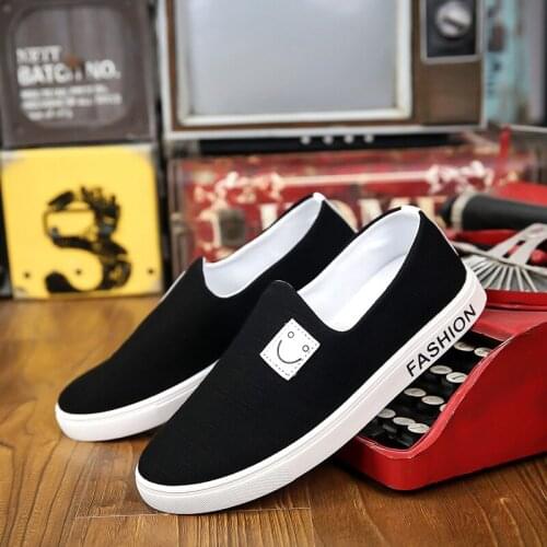 Zapatos Casuales Para Hombre Mens Casual Canvas Shoes For Men Leisure Slip On 2020 Comfortable Breathable Korean
