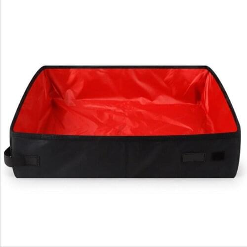 Simple Folding Cat Pet Litter Box Waterproof Outdoor Foldable Portable Travel Toilet For Puppy Cats Dogs Seat pet products
