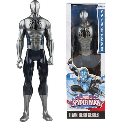 Ultimate Spider-man Titan Hero Series Armored Spider Man 12'' Action Figure Spiderman Dolls New Year Birthday Gift For Boy Kids