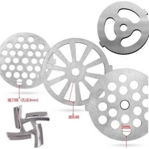 Meat grinder plate net knife meat grinder parts for vitek Universal variety of models 380 382 383 385 386 387 388 Etc