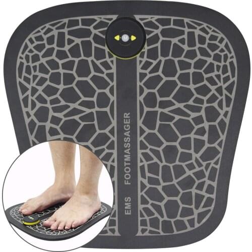 Electric EMS Pink Black Foot Massager Feet Muscle Stimulator Massager Tens Physiotherapy ABS Muscle Stimulator USB Rechargeable