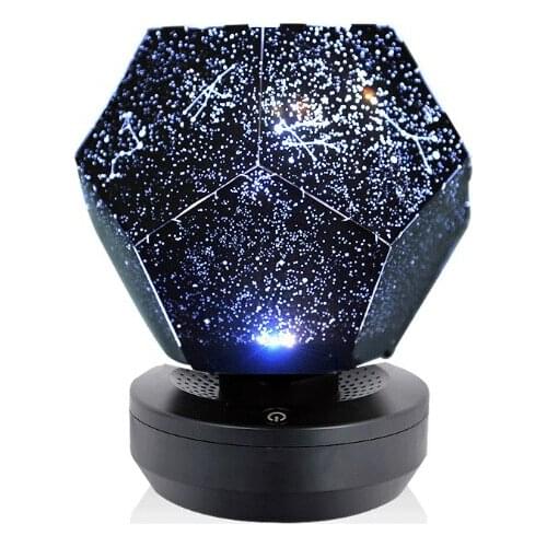 Starry Sky Night Light Planet Magic Projector Earth Universe LED Lamp Colorful Rotate Flashing Star Kids Baby Girlfriend Gift