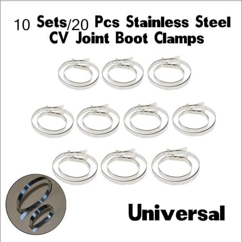 20xCV Half Shaft Boot Band Buckle Clamps CV Joint Banding Boot Axle Clamp Tool For Auto ATV Automotive Repairs Removal Hand Tool