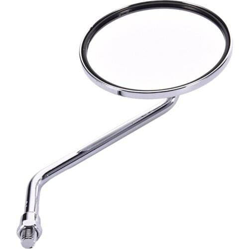 2pcs 8mm/10mm Universal Motorcycle Round Side Back View Mirror motorbike Side Mirrors e-bike Scooter Rearview