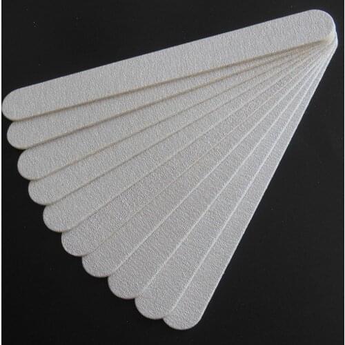 200 pcs zebra wood nail file wooden emery board thin nail file nail art file 100/180 180/240 manicure tool