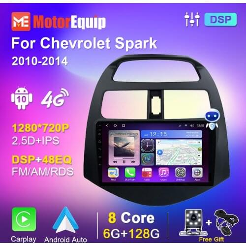 8 Cores 6G 128G Autoradio For Chevrolet Spark 2010 2011 2012 2013 2014 Multimedia DVD Player Stereo Video Carplay Android Auto