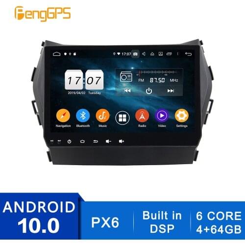 Android 10.0 Radio For Hyundai IX45 2014-2018 Touchscreen Multimedia GPS Navigation Headunit DVD Player Car Stereo Carplay DSP