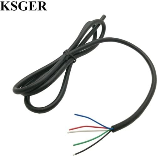 Electronic Soldering Iron High Temperature 5 core Silicone Cable Wire Accusing Handle T12 Line DIY Soldering Station Handle