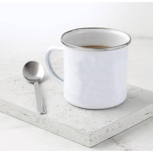 Creative Vintage Coffee Mug Travel Tea Cup Juice Milk Enamel Mugs Handmade Home Office Water Beer Cups Classic Unique Best Gift