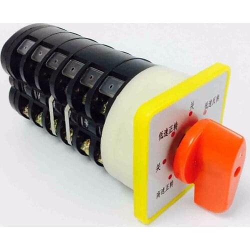 LW5-16 5.5SN/6 Change-over Switch 7 Archives 6 Node Double Speed Motor Variable Speed Reversible Switch