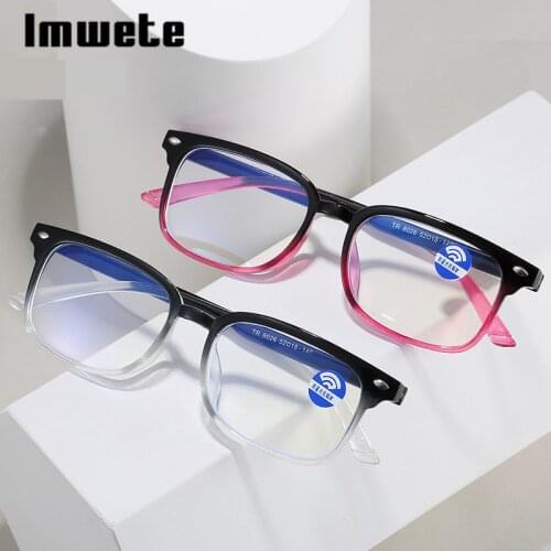 Imwete Anti Blue Light Computer Reading Glasses Women Men Reading Presbyopic Glasses Diopters +1.0 1.5 2.0 2.5 3.0 3.5 4.0