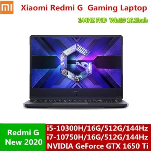 Xiaomi Redmi G Gaming Laptop 16.1 inch GeForce Graphics 10th Generation Intel Core i7/i5 Processor 16G DDR4 512G SSD Notebook