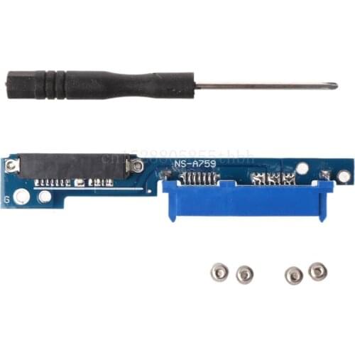 Micro SATA 7+6 Male to SATA 7+15 Female Adapter Serial ATA Converter for Lenovo 310 312 320 330 IdeaPad 510 5000 Circuit Board