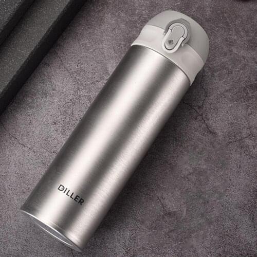 Practical Vacuum Insulated Water Bottle Flask Compact Design Vacuum Insulated Bottles Temperature Keeping for Office