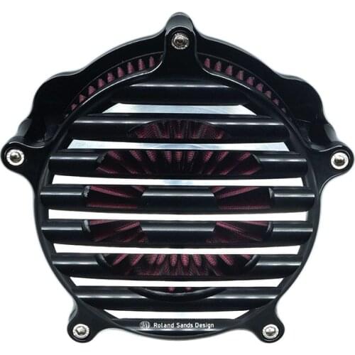 RSD Nostalgia Venturi Intake Air Cleaner Filter for Harley XL Sportster 883 1200 Softail Dyna Touring Big Twin Cam FLT FLST FXDL