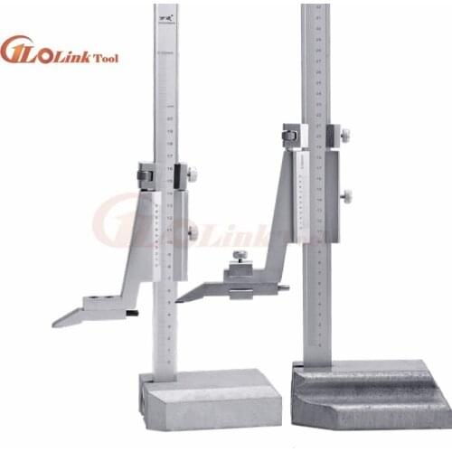 Height Vernier Calipers 0-300mm Stainless Steel Vernier Height Gauge with Stand Measure Ruler Tools