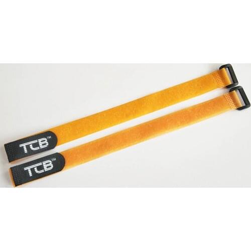 TCB POWER 2Pcs 350mm Lipo Battery Nylon Strap Magic sticker RC model anti-buckle tape High quality Antiskid Tie belt straps