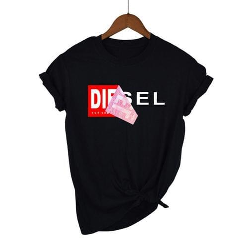 90s womens T-shirt casual wear letter beautiful printing travel fashion clothes printing womens T-shirt