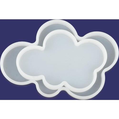 Silicone Epoxy Mold DIY Handmade Resin Mold Cloud Shape Mold For Home Decoration 1pc