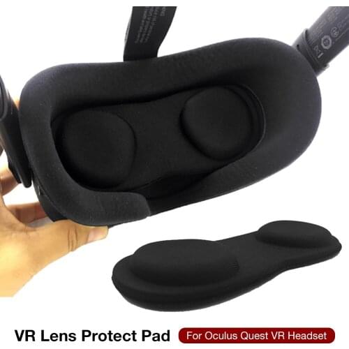1Pcs VR Lens Protective Cover Case Integrated Dust Proof Cover Pad For Oculus Quest VR Intelligent Wearable Accessories