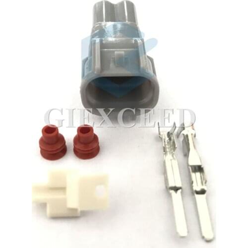 2 Sets 2 Pin 6188-0266 Lamp Light Socket Plug Auto Connector Quick Electronic Connector TS Sealed Series For Toyota