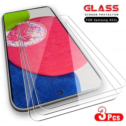 3pcs glass for samsung a52s screen protector for samsung galaxy a52s a 52s sm-a528f samsunga52s tempered glass safety films