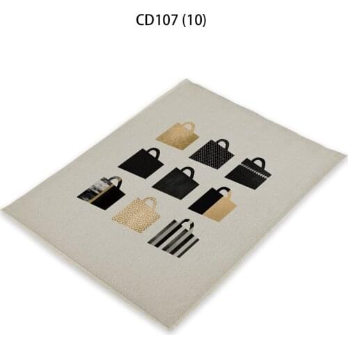 42 * 32Cm Cups Mat Coaster Printed Dot Geometry Podkladki Na Stol Table Mats Kitchen Dining Heat-Proof Mat Servilletas De Tela