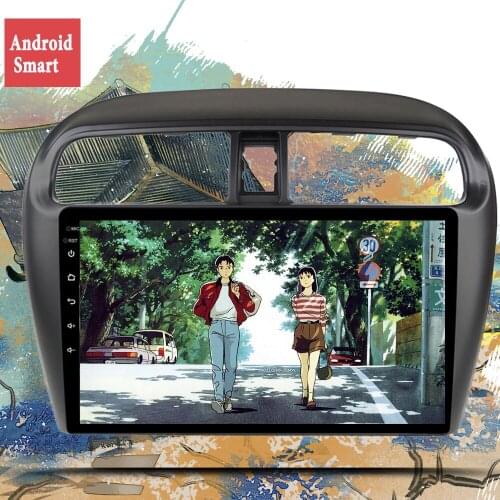 4G LTE 6GB RAM 9 Inch Android 10 .0 Car Gps Navigation For 1Mitsubishi mirage attrage 2012-2018 Carplay Radio Video Bt Wifi Map