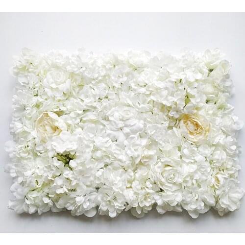 60x40cm Artificial Rose Flower DIY Wedding Decoration Flower Wall Panels Silk Rose Flower Pink Romantic Wedding Backdrop Decor