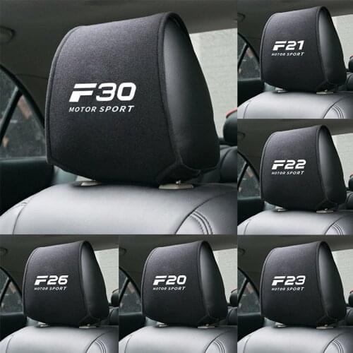1PCS car headrest cover auto fit for F21 F22 F23 F26 F30 F31 F32 BMW F33 F34 F35 F36 F40 F45 F46 F48 F80 F82 F87 car Accessories
