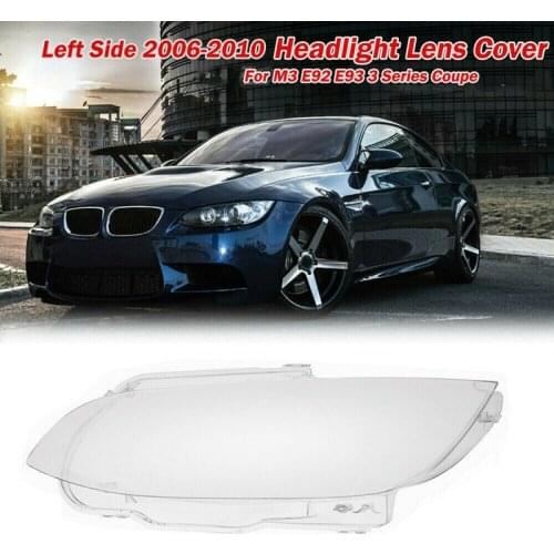 Car Clear Headlight Head Light Lamp Lens Cover for-BMW M3 E92 E93 3 Series Coupe 2006-2010