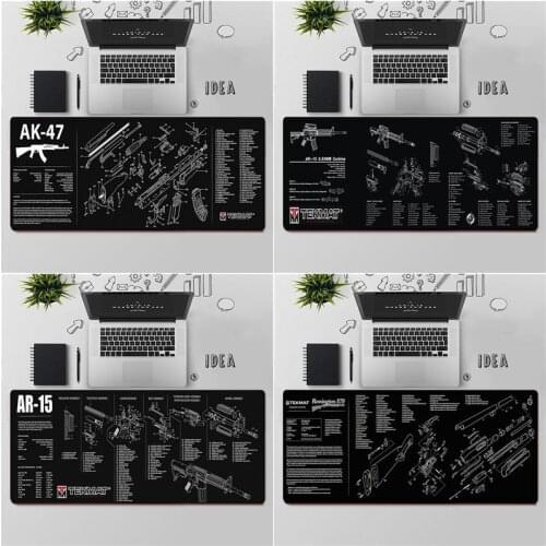 Maiya High Quality TEKMAT AR15 AK47 laptop Gaming mouse pad Free Shipping Large Mouse Pad Keyboards Mat