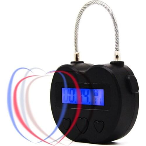 Function Electric Timer Padlock Security Locks Locker Lock Small Suitcase Penis Lock Mini Lock