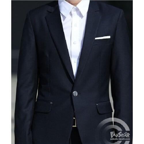 2018 hottest sale The navy Korean mens suits the trend of Korean version of the suit and Business Slim piece