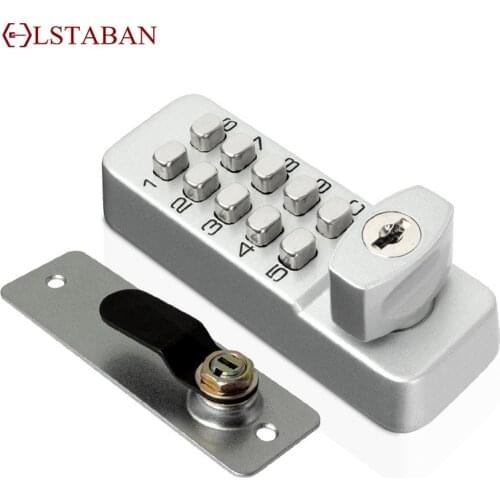 LSTABAN Hot Sale Wardrobe Safe Safety Lock Mechanical Particle Button 11-Digit Password Door Lock Anti-Theft Security Door Lock