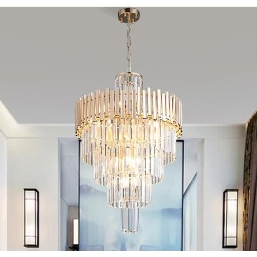 European style design Villa living room lights Fashion crystal chandelier Creativity Gorgeous Dining room light