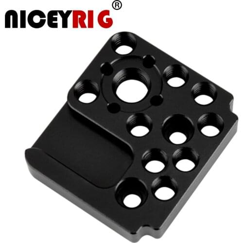 NICEYRIG Quick Release Cheese Plate for DJI Ronin Handheld Gimbal for DJI RoninSC Stabilizer Video Stabilizer Rig 1/4" 3/8" ARRI