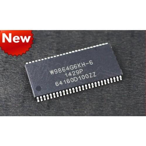 100% new original 10PCS W9864G6KH-6 W9864G6KH W9864 TSOP54 TSOP