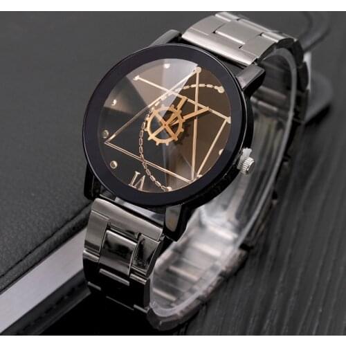 Gofuly 2019 New Luxury Watch Fashion Stainless Steel Watch for Man Quartz Analog Wrist Watch Orologio Uomo Hot Sales Drop ship