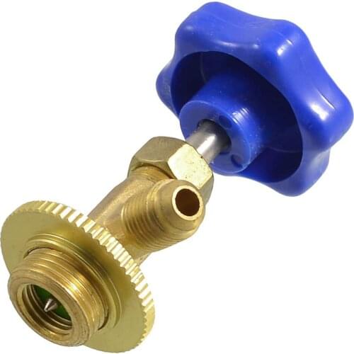 New 69g Blue Plastic Cap 17mm Threaded R134 Refrigerant Can Tap Valve Opener