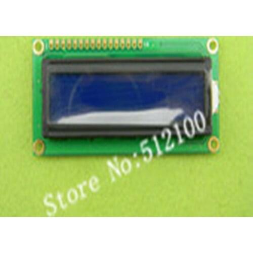 Wholesale Free shipping 10PCS 1602 LCD (Blue Screen) LCD with backlight of the LCD screen 51 learning board supporting 16x2 LCD