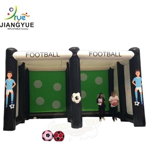 4.2m Customized Popular Inflatable Football Dart Shooting Soccer Shoot Out Goal Gate Door Target Outdoor Game