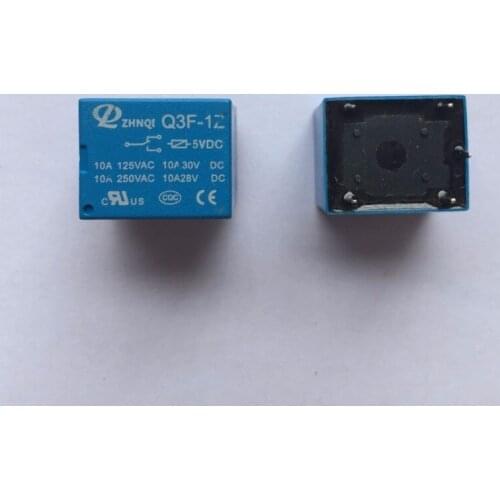 5-Piece Relays 5 v JQC-3FF 10A 250VAC new good quality power relays for SRD-5VDC-SL-C T73
